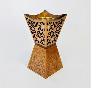 Quemador de Incienso Moderno y Exquisito con Diseño Artesanal y Detalles de Nácar, Mabkhara Premium para el Hogar y Spa por FWE - Product Image 1