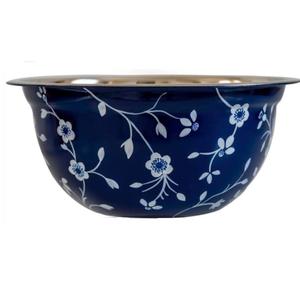 Tazón de Metal Decorativo para Servir Alimentos, con Acabado Esmaltado y Curvado a Mano, para Uso Diario en el Hogar y para Viajes - Product Image 6