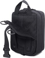 Sac de premiers secours tactique en nylon avec fermeture éclair, pochette MOLLE pour les urgences médicales en plein air, organiseur d'outils EDC, sacs et étuis spéciaux