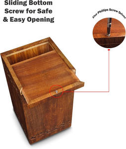 Urnas de Cremación de Madera de Diseño Único y Alta Calidad para Adultos, Urnas Funerarias de Madera, Tamaño Personalizado, Artículos Funerarios - Product Image 5