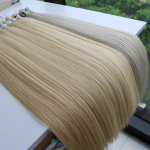 Extensiones de Cabello Ruso, Extensiones de Cabello Nano, Extensiones de Cabello de 100 Gramos, Color Claro, 60 cm - Product Image 6