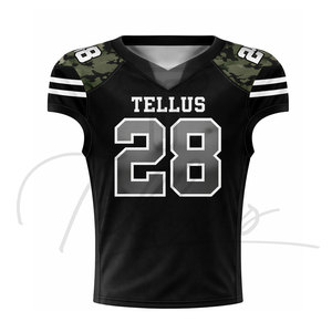 Uniforme de Fútbol Americano Unisex Más Vendido, Ligero, Transpirable, Corto, Estampado, Talla Grande, Personalizable, Jersey Deportivo para Equipo - Product Image 3