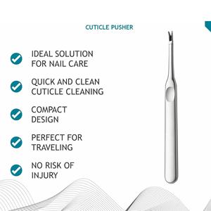 UBI - Cortador y Recortador de Cutículas en Forma de V de Acero Inoxidable Reutilizable para Manicura, Herramienta para Eliminar Cutículas de Uñas - Product Image 5