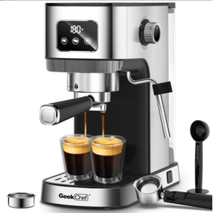 Macchina per Espresso Semi-Automatica ULKA 1350W, Pompa ad Alta Pressione 20 Bar, Capacità 1/2 Tazza per Cappuccino e Latte, Compatibile con Capsule ESE POD - Product Image 2