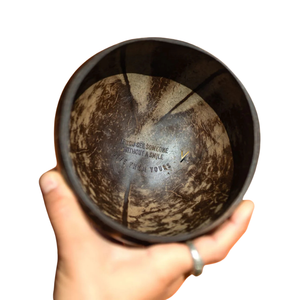 Tazón de Cáscara de Coco Vietnamita para Smoothies y Yogur, Pintado en 3D con Diseño de Cara Adorable, para Uso en la Cocina, Tazones para Servir - Product Image 3