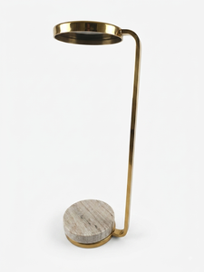 Room Furniture Luxury Living Gold <b>Black</b> Round Stainless Steel Top Base Coffee <b>Table</b> Side <b>Table</b> - Product Image 3