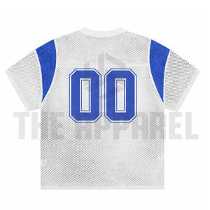 Camiseta de malla extragrande personalizada OEM para hombre, estilo urbano, hip hop, al por mayor, transpirable, de poliéster, para deportes - Product Image 6