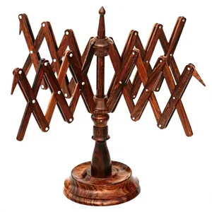 Adjustable Wooden <b>Yarn</b> <b>swift</b> Beech Wood Knitting Winder Foldable <b>yarn</b> holder for knitting room display - Product Image 2