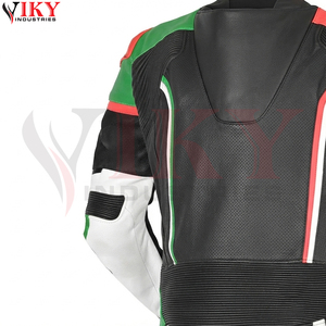 Combinaison de moto unisexe pour homme en cuir véritable, grande taille, certifiée CE, résistante à l'abrasion, coupe-vent, pour l'extérieur - Product Image 4