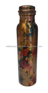 Botella de hidratación con diseño impreso de cobre, vaso a prueba de fugas sin juntas para desintoxicación Immunit y uso en gimnasio de oficina - Product Image 4