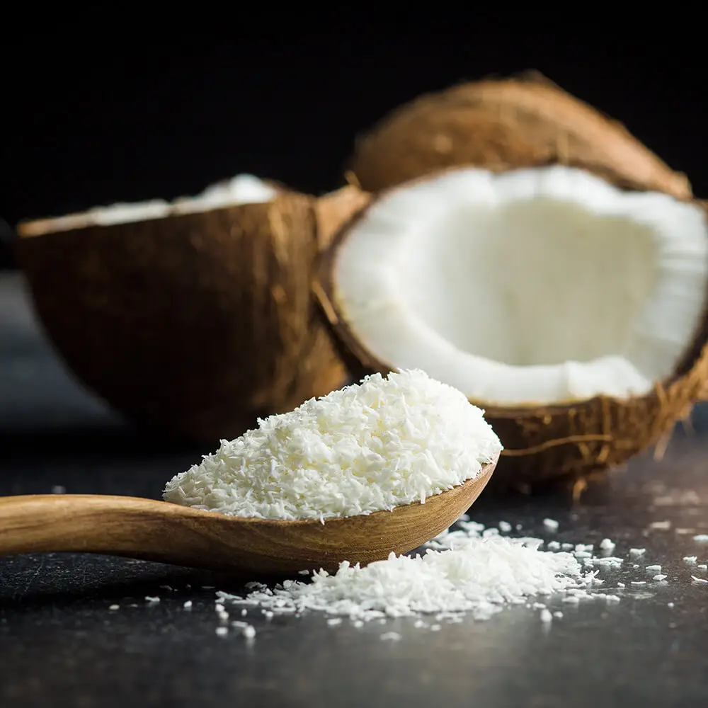 DESICCATED COCONUT - 100% VIRGIN COCONUT HIGH QUALITY DESICCATED COCONUT SPECIALTY LOW AND HIGH FAT MARY