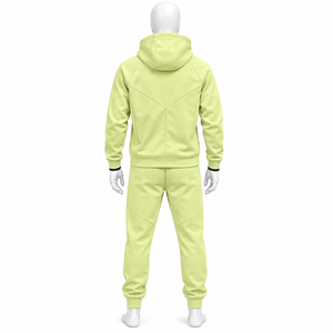Ensemble survêtement streetwear 2026 personnalisé avec logo et broderie, pantalon de survêtement à manches oversize, 100 % coton - Product Image 2