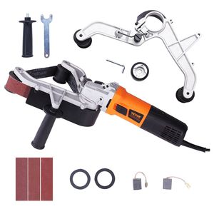 Lucidatrice Professionale per Tubi 1000W, Levigatrice a Nastro a 6 Velocità 1100-3200rpm, Macchina Professionale per Levigatura - Product Image 1