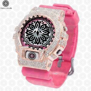 Reloj de Lujo para Hombre Charm Jewells, Bisel con Diamantes Dorados, Movimiento Mecánico Analógico, Fecha Automática, Caja de Acero Inoxidable de 40 mm, 10 Bar - Product Image 4