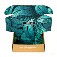 Boîte d'expédition en carton ondulé personnalisée, imprimée recto-verso, avec doublure en mousse, en kraft extra-résistant, trois couches, pour emballage cadeau de vêtements