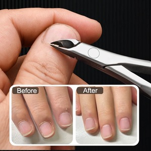 Coupe-cuticules professionnel en acier inoxydable, ciseaux à cuticules pour éliminer les peaux mortes, coupe-ongles durable et pratique pour manucure - Product Image 5