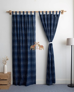 ผ้าม่านประตูห้องนั่งเล่นสุดหรู พิมพ์ลายตามสั่ง ขายดีอันดับต้นๆ ผลิตจากผ้าฝ้าย 100% - Product Image 2