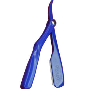 มีดโกนหนวดแบบตรง พับได้ ทำจากสแตนเลส พร้อมใบมีดเปลี่ยนได้ - Product Image 2