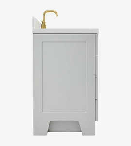 Meuble sous-vasque de salle de bain Quartus 36 pouces à évier décalé à gauche, directement de l'usine, 4 options de finition, fabriqué au Vietnam - Product Image 3