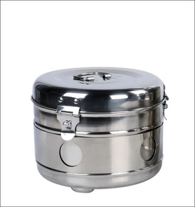 Premium Quality Medical Dressing Drum with Secure Lid for Surgical Dressing <b>Storage</b> and Sterilization Available For Sale - Product Image 2