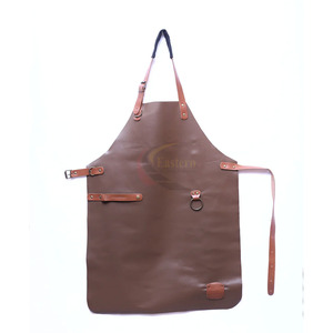 Delantal de cuero para soldar con mangas, chaqueta de cuero resistente al fuego/soldadura, pantalón y zapatos de soldadura. - Product Image 1