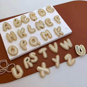 Nuevo Collar con Colgante de Letra Inicial, 26 Letras, Chapado en Oro de 18K, Colgante de Alfabeto A-Z - Product Image 4