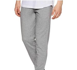 <b>Men's</b> Gray Woolen Cotton Vintage Straight Sweatpants Elastic Waist Joggers Midweight Knitted Autumn Wear OEM Service - Product Image 6