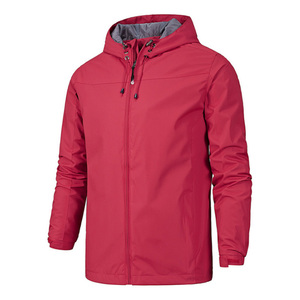 Vestes de sport personnalisées pour hommes, grandes tailles, en polyester réfléchissant, coupe-vent vintage rétro imperméable - Product Image 2