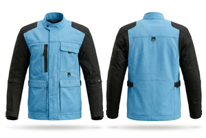 เสื้อแจ็คเก็ตป้องกันสำหรับขี่มอเตอร์ไซค์ ดีไซน์ใหม่ สำหรับผู้ชาย ทนทาน กันน้ำ กันลม เหมาะสำหรับงานหนัก มีกระเป๋าหลายช่อง - Product Image 6