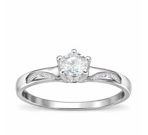 925 Sterling <b>Silver</b> Single Stone Ring Simple Stylish Design <b>Solid</b> <b>Silver</b> Ring for Women Daily Wear - Product Image 3