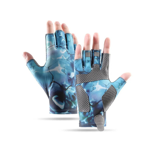 Guantes de Pesca OEM Antideslizantes con Protección UV, Transpirables, para Pesca en Agua Dulce y Salada - Product Image 4