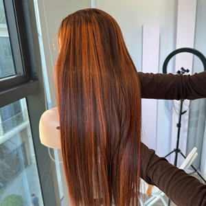 Extensiones de Cabello Humano Vietnamita, Trama Doble a Máquina, Alta Calidad, Liso, Color Piano - Product Image 2