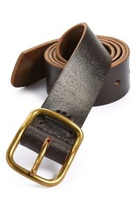 Cinturones y Accesorios de Cuero de Primera Calidad con Longitud Personalizada y Hebilla Metálica con Acabado Dorado, OEM ODM, Cinturones Duraderos Personalizables para Regalo - Product Image 4