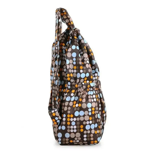 Mermaid Scale Polyester <b>Drawstring</b> <b>Backpack</b> With Sublimation Print Lightweight String Sports Bag For Fitness Travel And School - Product Image 4