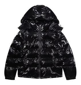 Veste matelassée d'hiver épaisse et chaude personnalisée, imperméable, avec capuche et logo personnalisé - Product Image 5