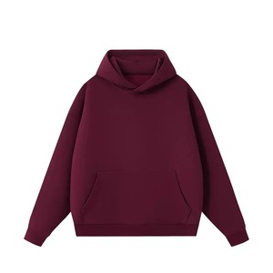 Sweat-shirt à capuche noir uni pour femmes grandes tailles, pull à épaules tombantes avec poche kangourou - Product Image 5