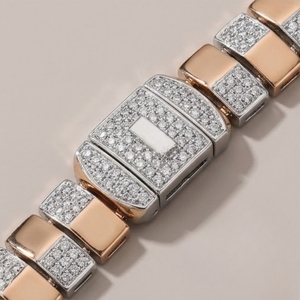 925 Silver Rose Gold Plated Tennis Bracelet for Women Designer Stone Studded Luxury Party Wear Jewelry Gift - Product Image 3