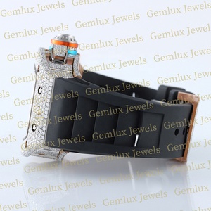 นาฬิกาฮิปฮอปสำหรับผู้ชายเครื่องทดสอบเพชรคุณภาพสูงผ่านการเคลื่อนไหวอัตโนมัติ - Product Image 5