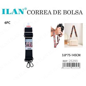สายสะพายกระเป๋า ILAN ขนาด 3.8*75-145 ซม. สีดำ ปรับได้ สำหรับกระเป๋า - Product Image 3