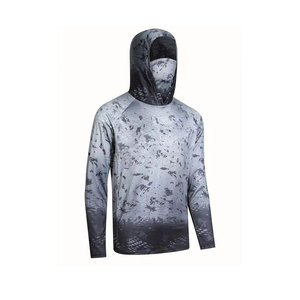 Sudadera con capucha para pesca en la playa UPF50 de secado rápido, ropa de pesca - Product Image 1