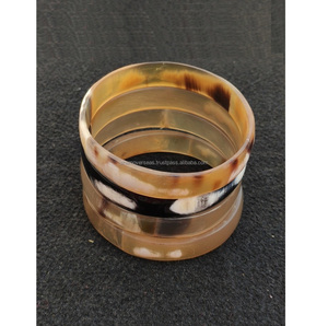 Bracelets en corne de buffle, bijoux faits à la main, mode éco-responsable, vente en gros - Product Image 2