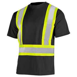 Best quality Safety <b>Shirt</b> with <b>Silver</b> Reflective Neon Breathable <b>shirt</b>. - Product Image 1