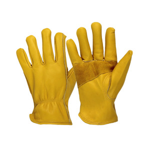Guantes de Seguridad de Piel de Vaca con Características Antideslizantes, Resistentes al Desgaste y Anti-escaldaduras para Soldadura Eléctrica en Edificios Industriales - Product Image 1