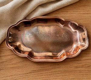 copper tray metal handle copper tray <b>side</b> handles copper tray ring handles copper tray cut handles copper tray sturdy grip - Product Image 6