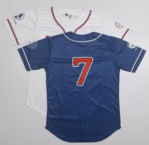 Uniformes de Béisbol y Sóftbol Personalizados con Impresión, Uniformes de Equipo, Suaves, Ligeros, Transpirables, de Poliéster, para Entrenamiento, OEM, ODM, al por Mayor - Product Image 2