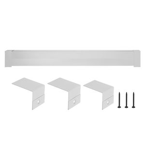 Copertura Anteriore per Unità di Riscaldamento Elettrico in Acciaio Resistente Serie Basic da 6 Piedi - Coperture per Riscaldatori a Battiscopa per Miglioramenti Domestici - Product Image 1