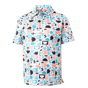 เสื้อโปโลกอล์ฟสำหรับเด็กและเยาวชน ดีไซน์ทันสมัย ผลิตจากผ้าที่ช่วยระบายความชื้น พร้อมด้วยการเคลื่อนไหวที่ยืดหยุ่น เหมาะสำหรับการเล่นกีฬา - Product Image 4