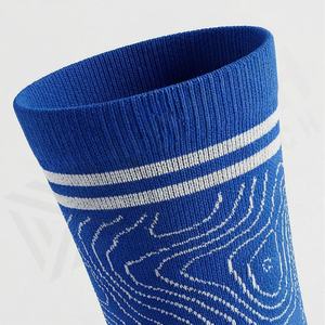 Durable Crew Running <b>Socks</b> Moisture Wicking Merino Wool Sports Four Seasons Athletic Breathable Outdoor Hiking Customized Color - Product Image 4