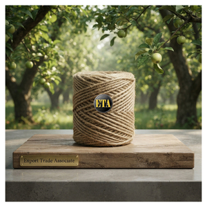 Fil de jute texturé 100 % naturel, 2 plis, 10 lb, de qualité supérieure, écologique et recyclable, pour couture, tricot et tissage (matière première pour sacs) - Product Image 1