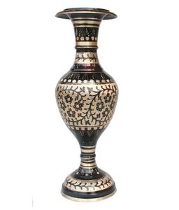 Handcrafted Modern Vintage Iron Flower Vase <b>Best</b> Price Black-Color Designed Floor Vase for Wedding Office or Home Decor - Product Image 3
